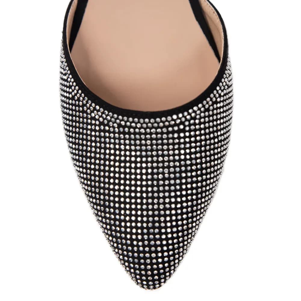 Debbie Women’s Dress Shoes - Rhinstone – 1" Heel