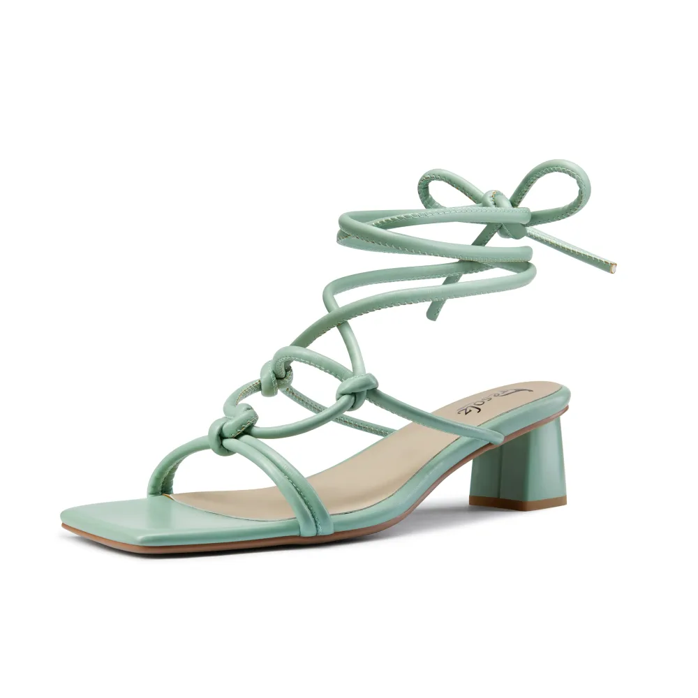 Jonelle 2 Strappy Sandals - Open Toe - Block Low Heel