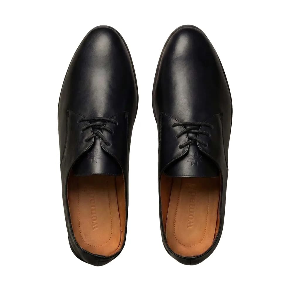 Jet Black Oxfords