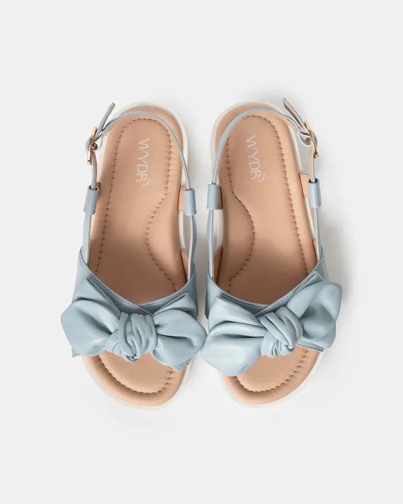 Palma Bow Mini-Wedge Slides