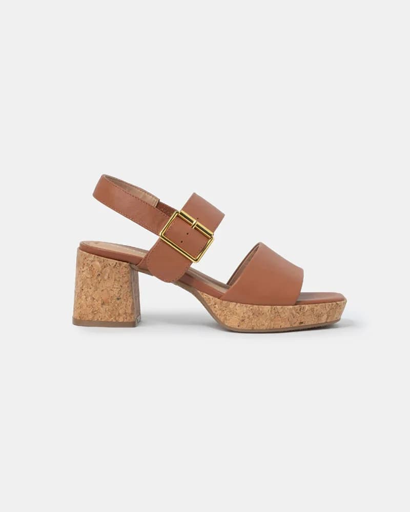 Monroe Two-Strap Platform Sandals