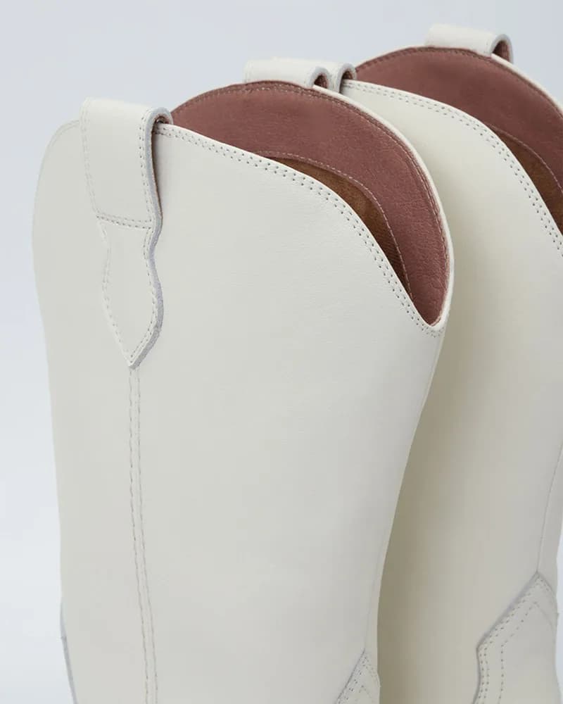 Carrie Western Leather Mid-Calf Boots